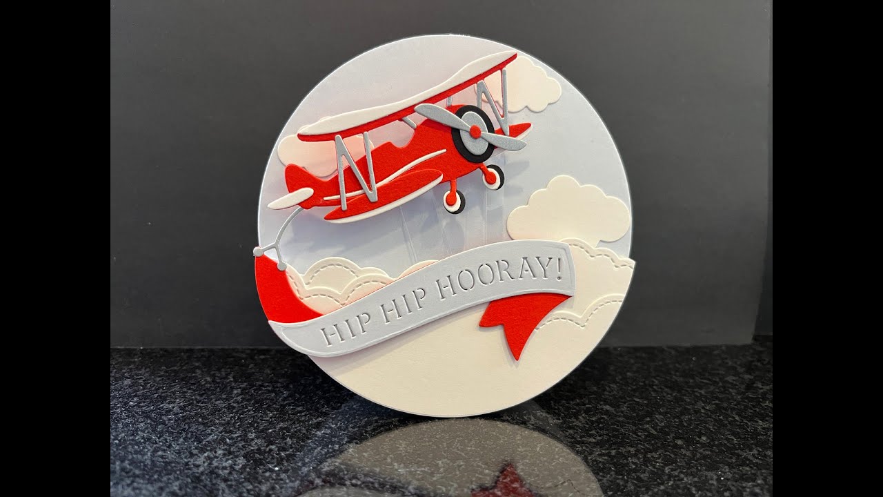 MAKE THIS Flying Airplane Pendulum Rocking Card