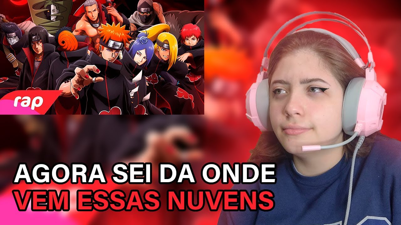 (REACT) Uma não otaku reagindo a Rap da Akatsuki - OS NINJAS MAIS PROCURADOS DO MUNDO | NERD HITS