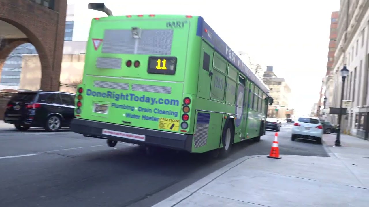 Dart buses in downtown Wilmington, DE