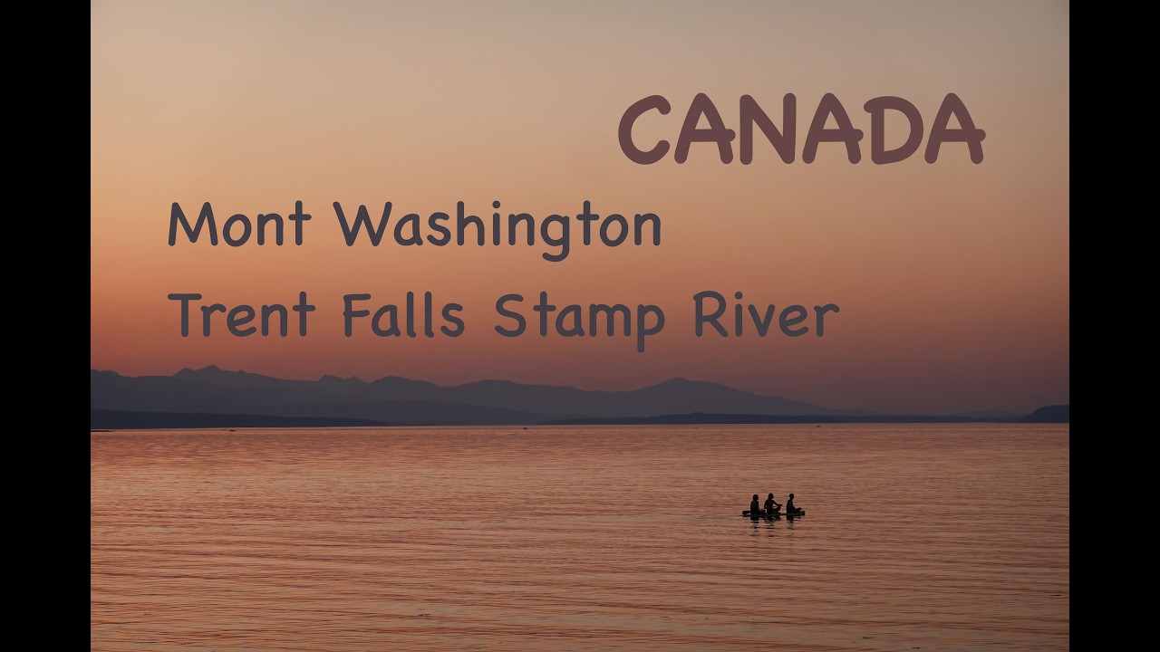 Canada #03 ile de Vancouver - Mont Washington Trent Falls Stamp River