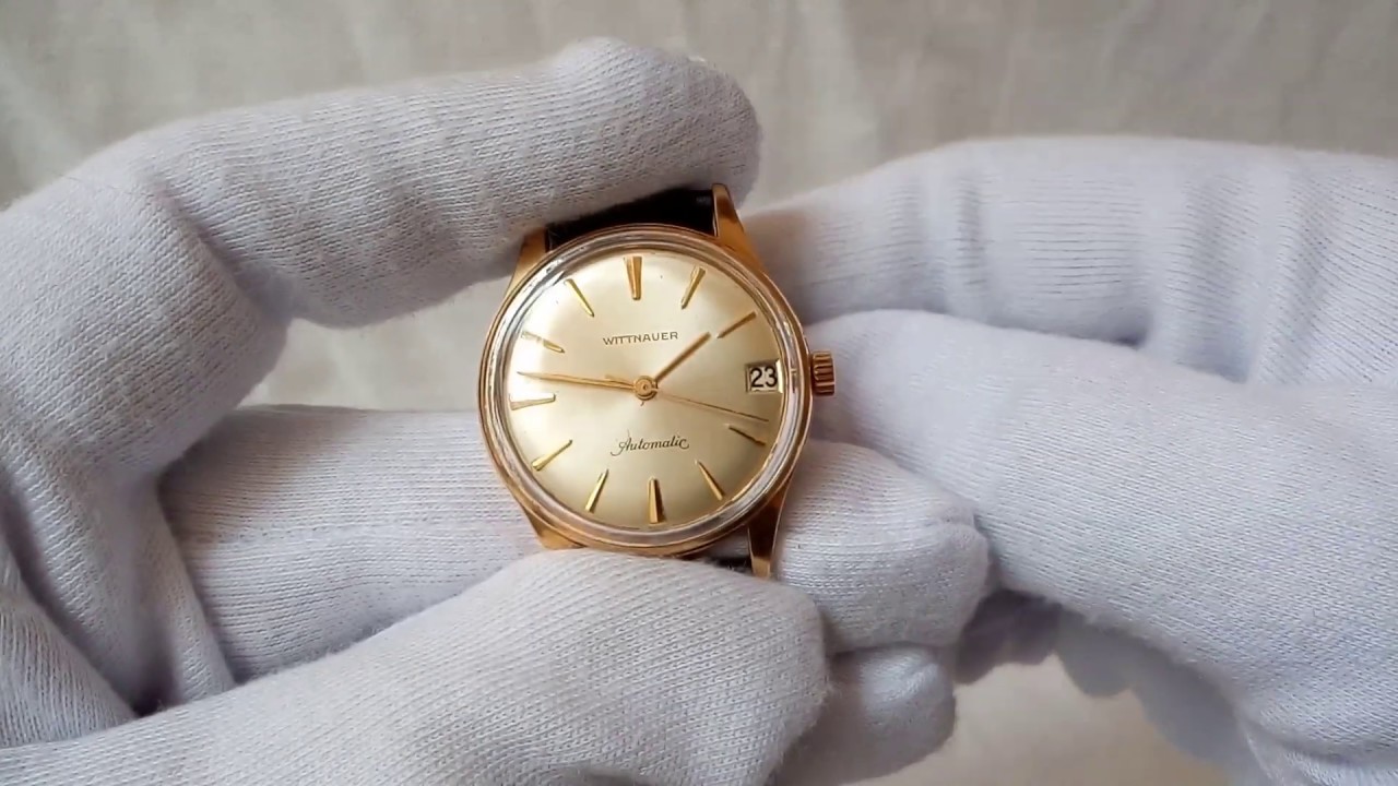Reloj Wittnauer Suizo Automatico Chapa Oro Vintage