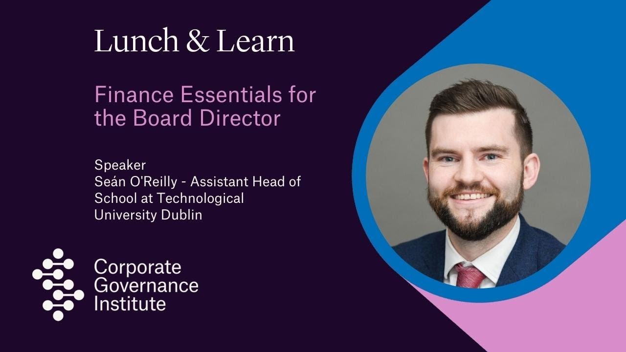 Webinar - Finance Essentials for the Board Director