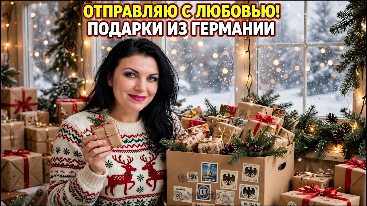 Новогодняя посылка из Германии 🇩🇪