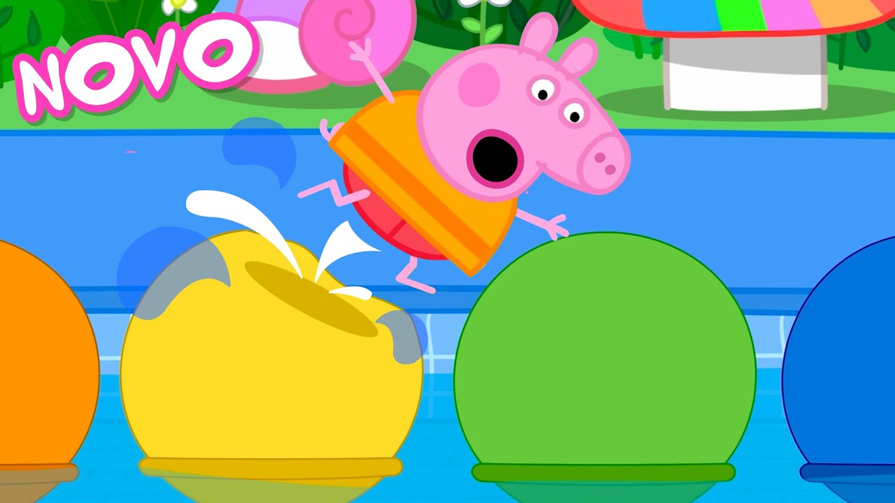 Peppa Pig Português Brasil | Corrida de Obstáculos | NOVO Contos da Peppa Pig |