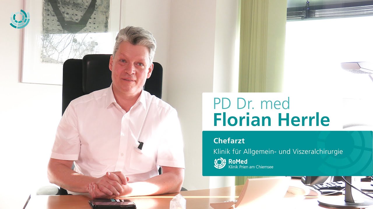 PD Dr. med. Florian Herrle - neuer Chefarzt der Chirurgie in der RoMed Klinik Prien am Chiemsee