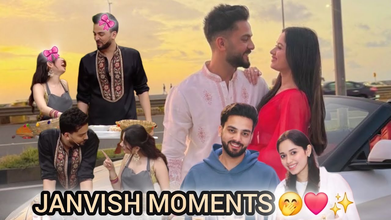 JANVISH cute moments 💖 😍 #elvishyadav#jannatzubair#trending#viral