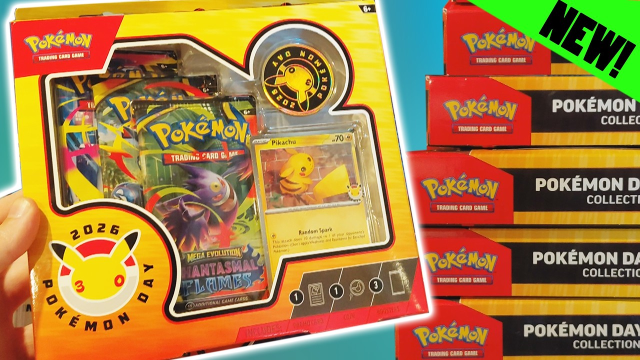 Открываем новые коробки с Пикачу, посвященные 30-летию серии Pokemon.