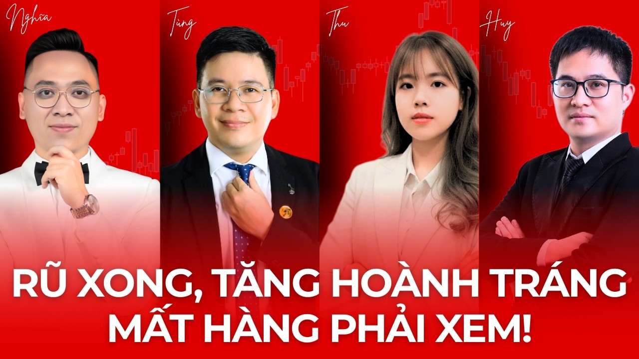 Nóng! VNIndex rũ bỏ đã xong! Cầm tiền phải xem gấp!