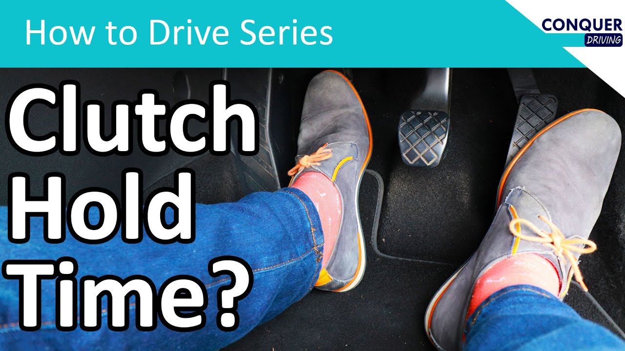How long should you hold the clutch at the bite point when driving a manual car.