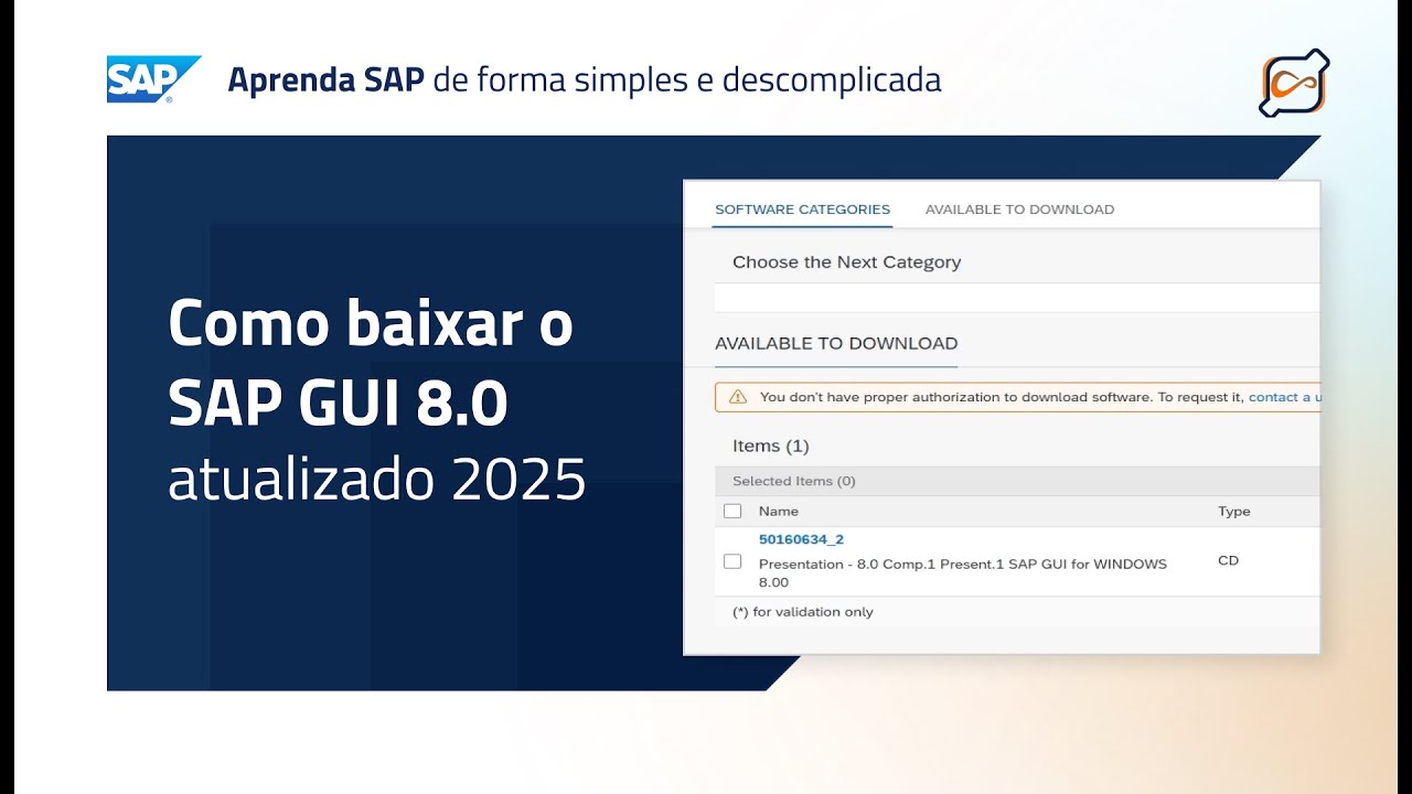 COMO BAIXAR O SAP GUI VERSÃO 8.00 - ATUALIZADO 2025