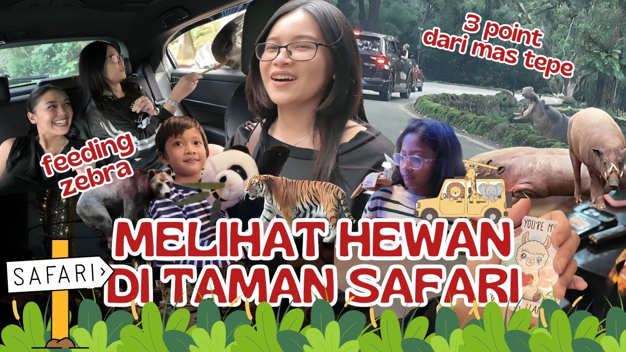 PETUALANGAN SERU DI TAMAN SAFARI!! - Eps. 106 #vlog