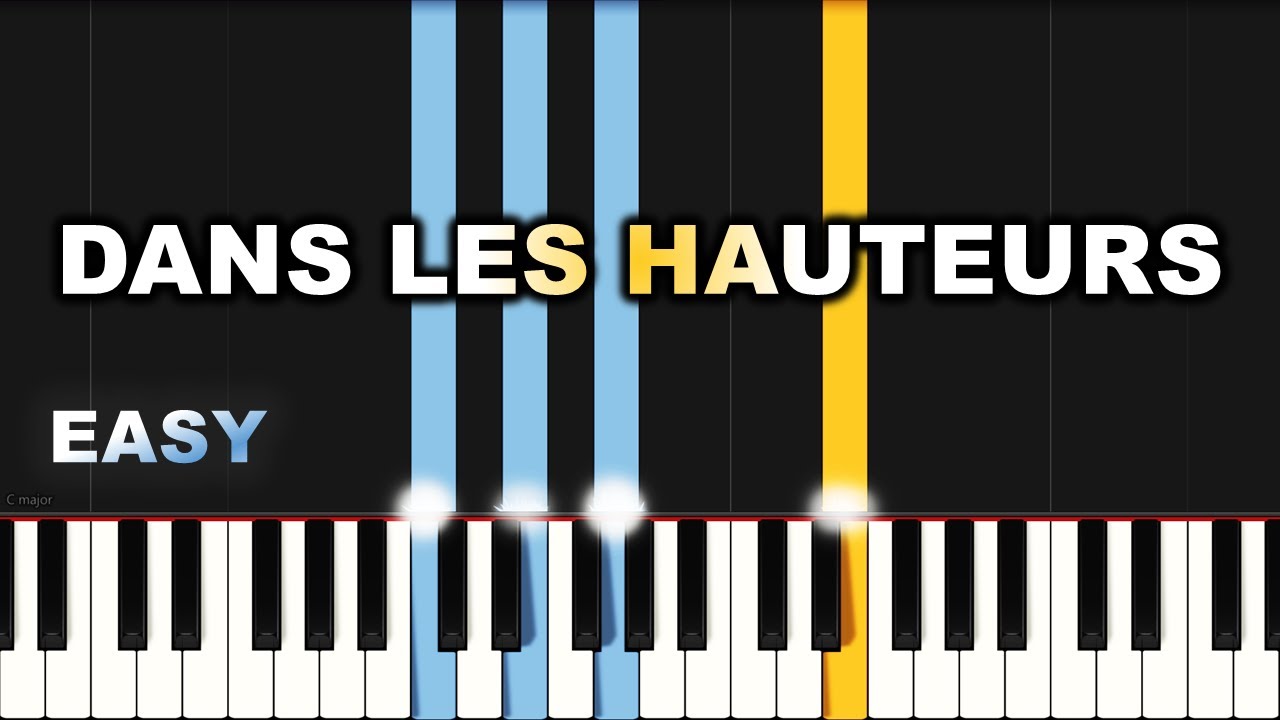 Daniel Banam - Dans Les Hauteurs | EASY PIANO TUTORIAL BY Extreme Midi