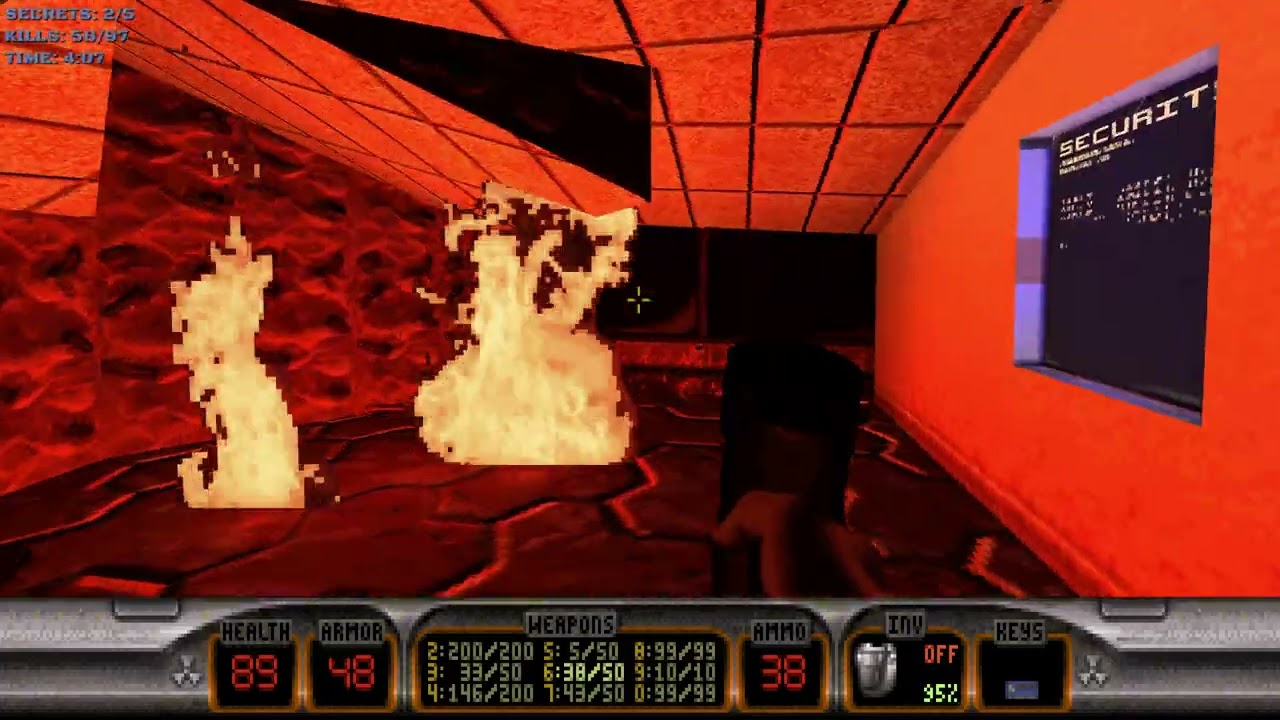 Duke Nukem 3D (20th Anniversary World Tour) - E3L11: Freeway (Secret Level) [All Secrets]