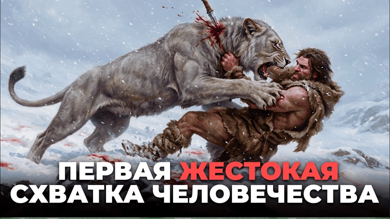 Лев против пещерного человека | Когда наши предки были добычей