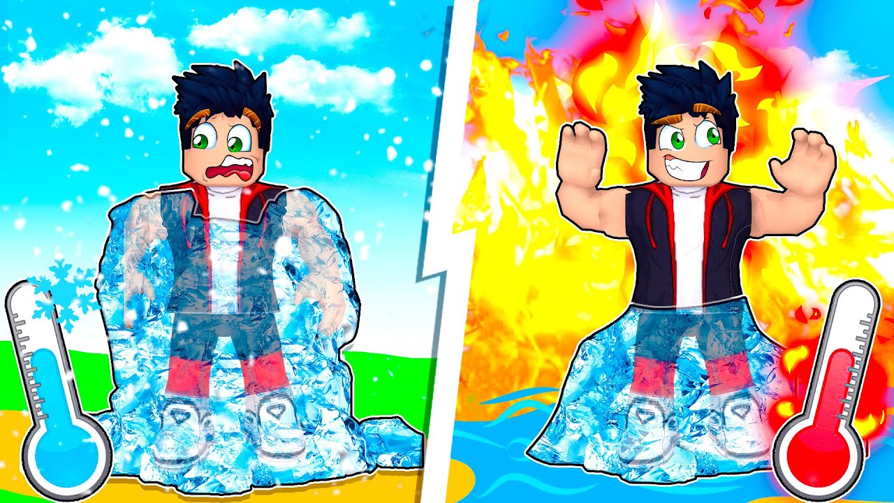 ROBLOX MAIS JE DEVIENS PLUS CHAUD CHAQUE SECONDE 😂 !! (+1 Heat Every Second)