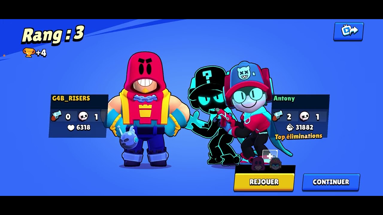 Vidéo Brawl stars avec un pote