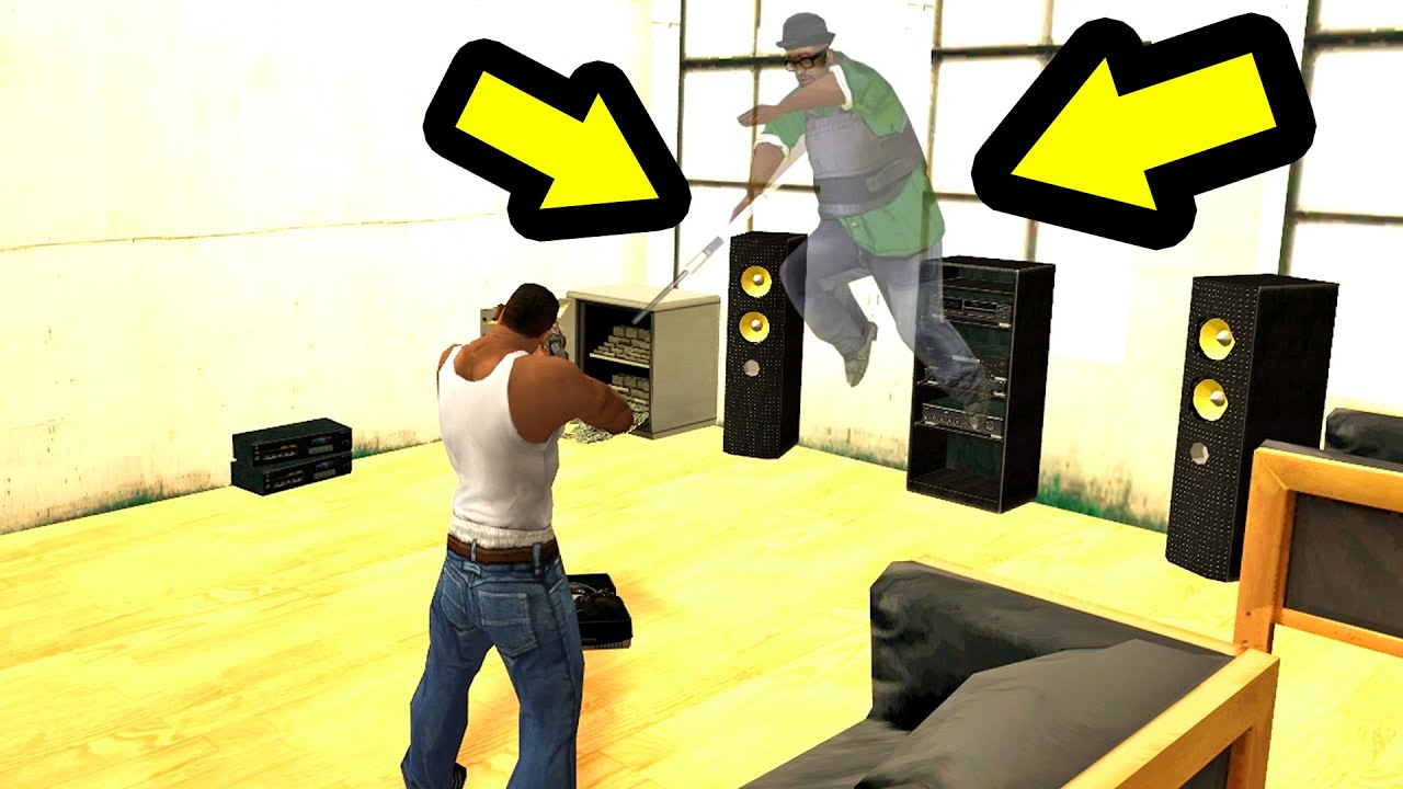 شبح البيغ سموك حقيقة أم خيال ؟ جي تي أي سان أندرياس | GTA SA Big Smoke's Ghost