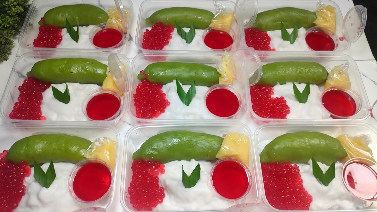 RESEP ES PISANG IJO VIRAL LARIS MANIS UNTUK JUALAN