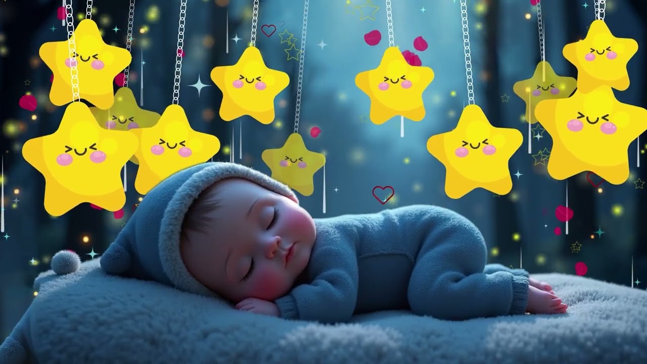 Baby Sleep Music💤Baby Fall Asleep Instantly & Overcome Insomnia in 3 Min 🍼 Mozart & Brahms Lullabies