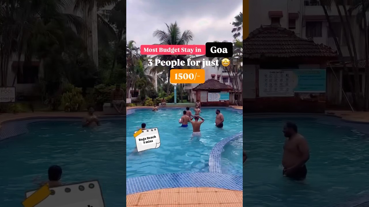 Goa&rsquo;s Most Budget Stay | Budget Hotel near Baga Beach #goa #bagabeach #hotel