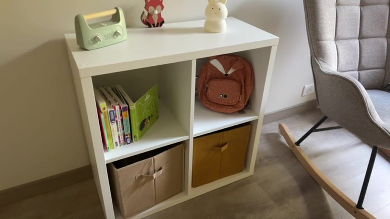Avis Consommateur : Étagère modulable 4 cubes GoodHome Mixxit blanc | Castorama