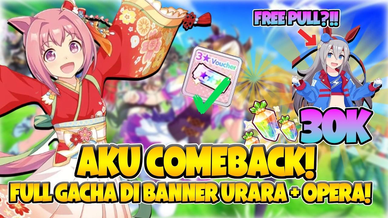 FULL GACHA + BANSOS BERLIMPAH! AKU COMEBACK BERMAIN UMA MUSUME SETELAH VAKUM 5 BULAN LAMANYA!