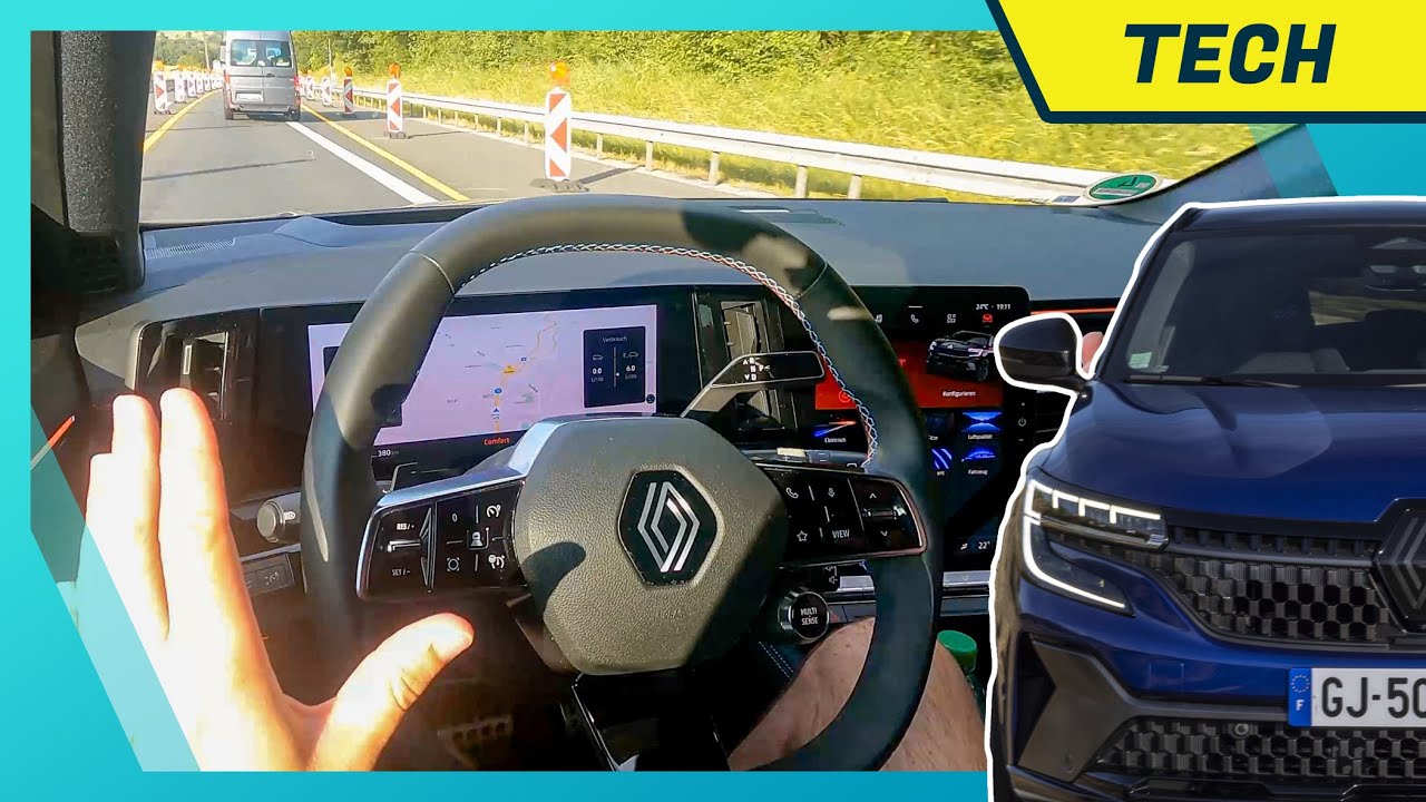 Active Driver Assist & Assistenzsysteme im Renault Austral im Test, 360 Grad & Head-up-Display