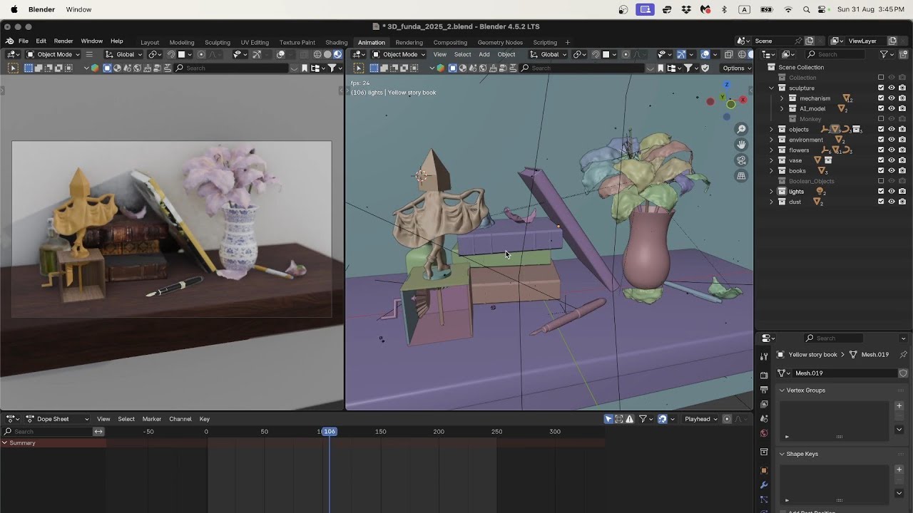 'Shelf' Blender Beginner's Course Tutorial 1