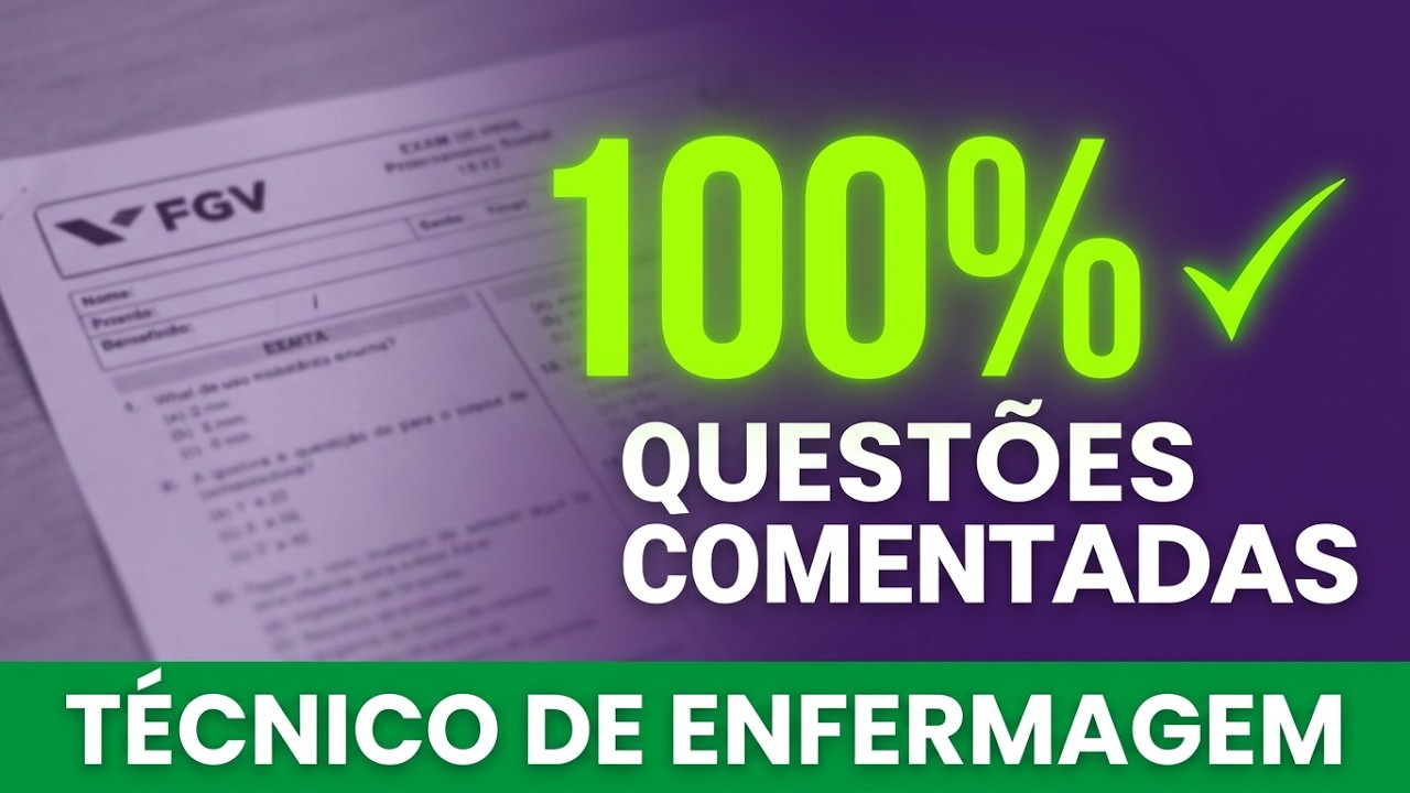 Questões de Enfermagem cirúrgica ( Banca FGV)