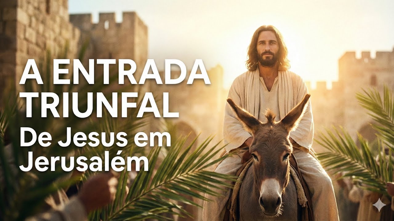 #13 Entrada triunfal de Jesus em Jerusalém