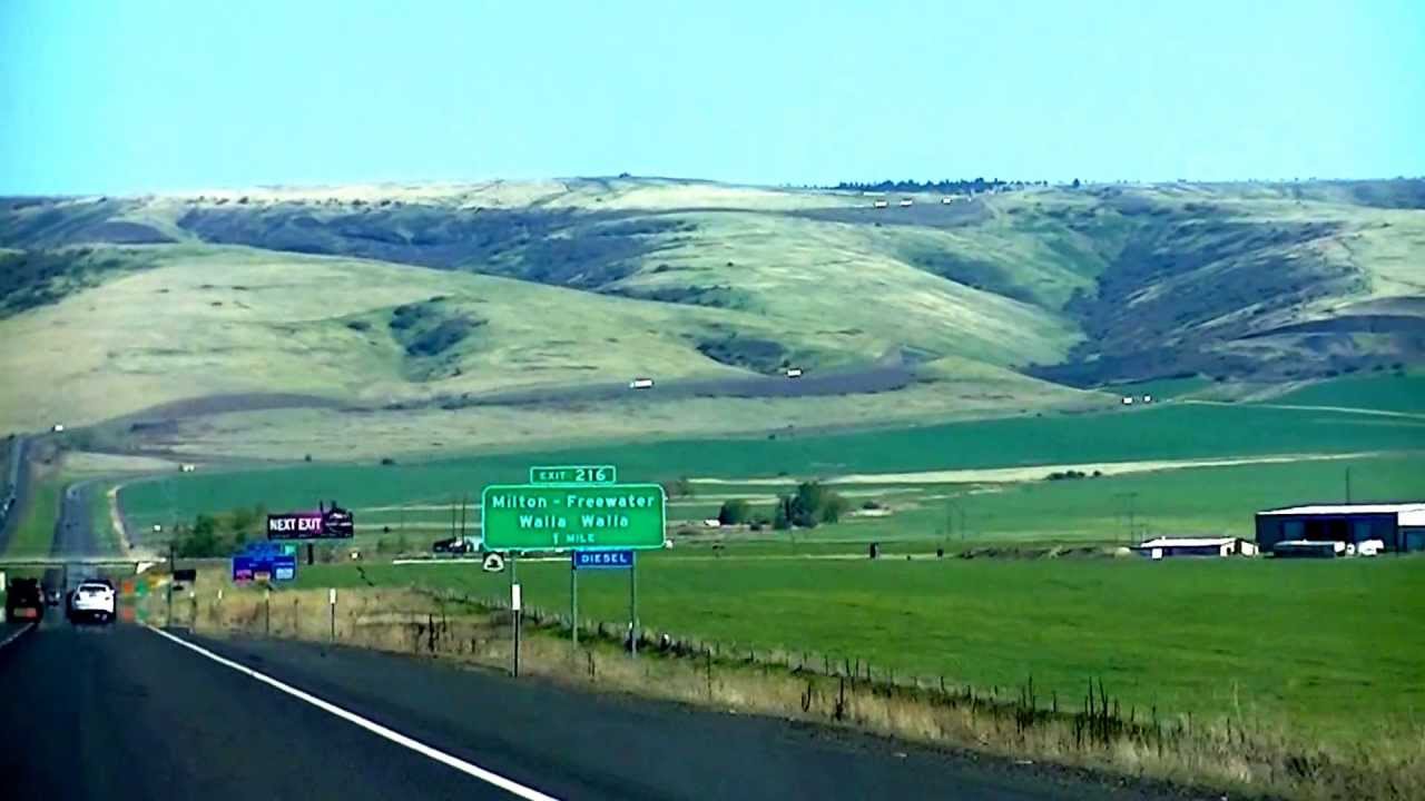Cabbage Hill from Pendleton, Oregon on Interstate 84