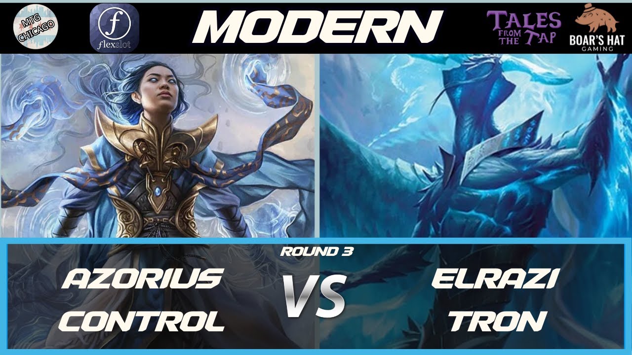 Azorius Control против Eldrazi Tron [MTG Modern, 3 раунд]