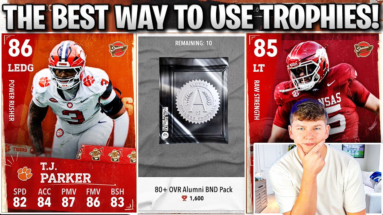 THE BEST WAY TO USE YOUR SEASON 1 TROPHIES IN CFB 26 ULTIMATE TEAM!