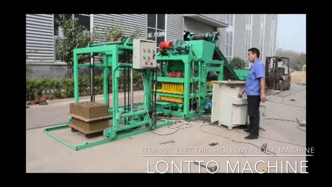 Hollow Block Machine- LONTTO QT4-25C(2018)