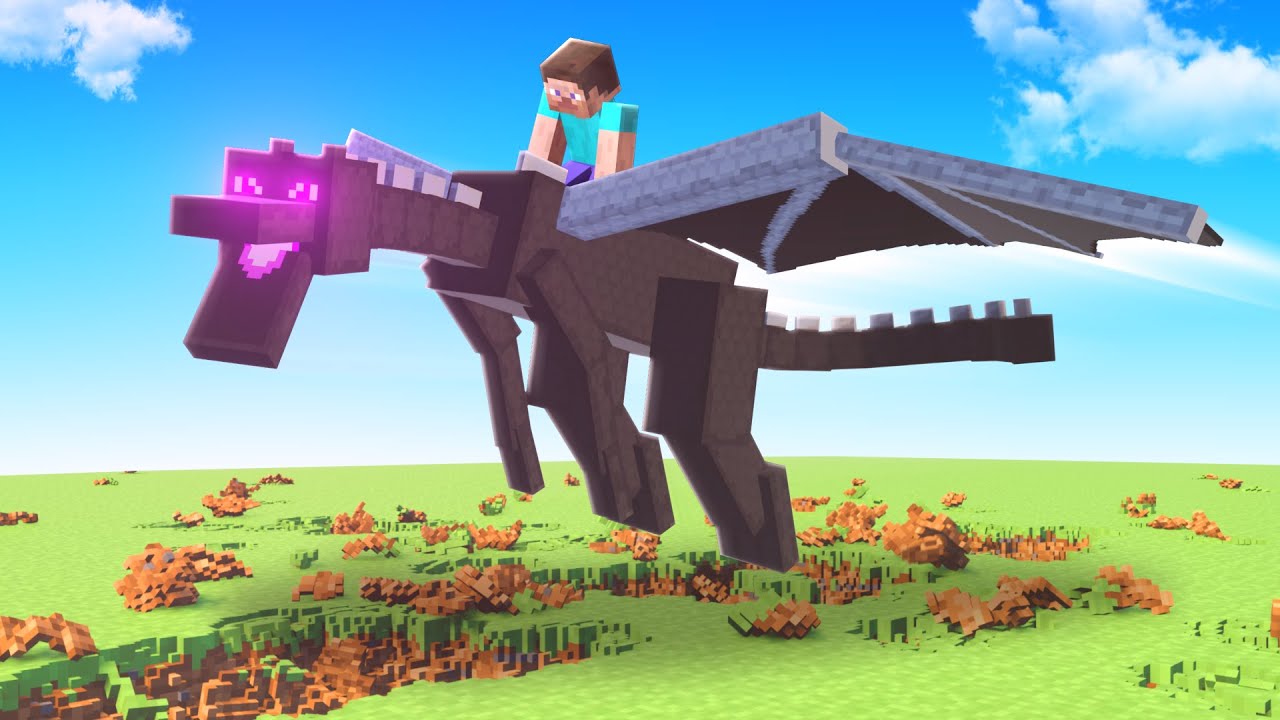 Верховые драконы Эндера из Minecraft.. (Разборка)