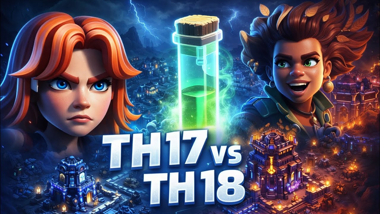 INSANE CWL WAR Attack 😱 TH17 vs TH18 | Everyone Was SHOCKED!