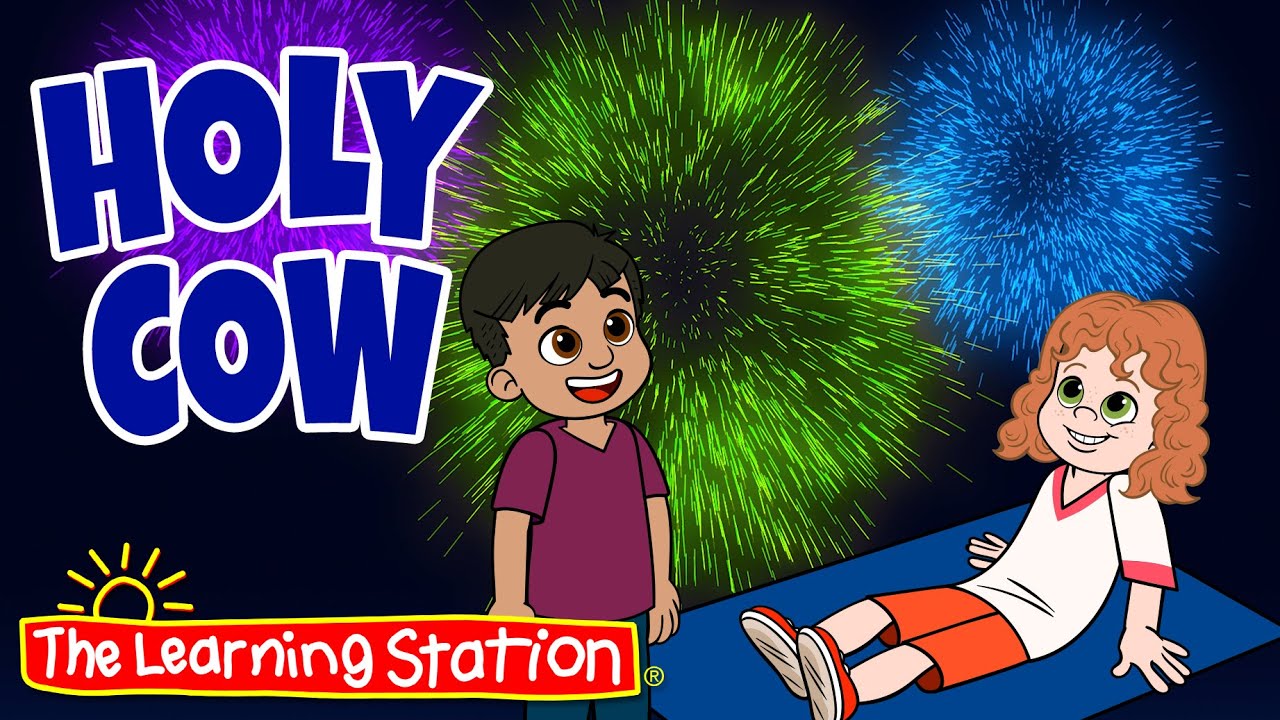 Holy Cow ♫ 4th Of July Song ♫ Independence Day ♫ Fireworks ♫ America ♫ Songs by The Learning Station