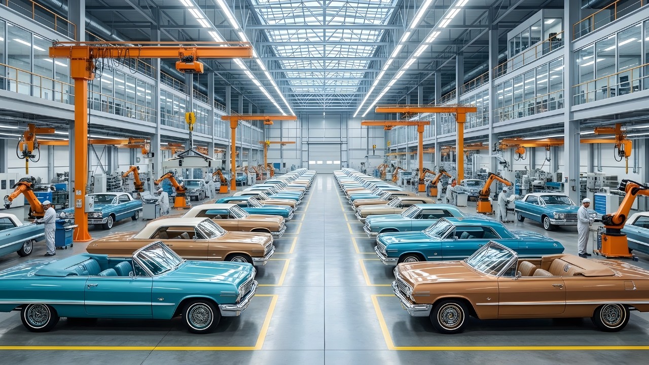 Inside the 1963 Chevrolet Impala Factory: How America Built the Most Popular Car of the 1960s
