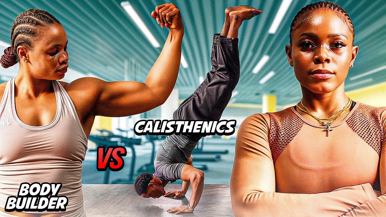 Female Bodybuilder challenges Calisthenics Guy (who&rsquo;s stronger)