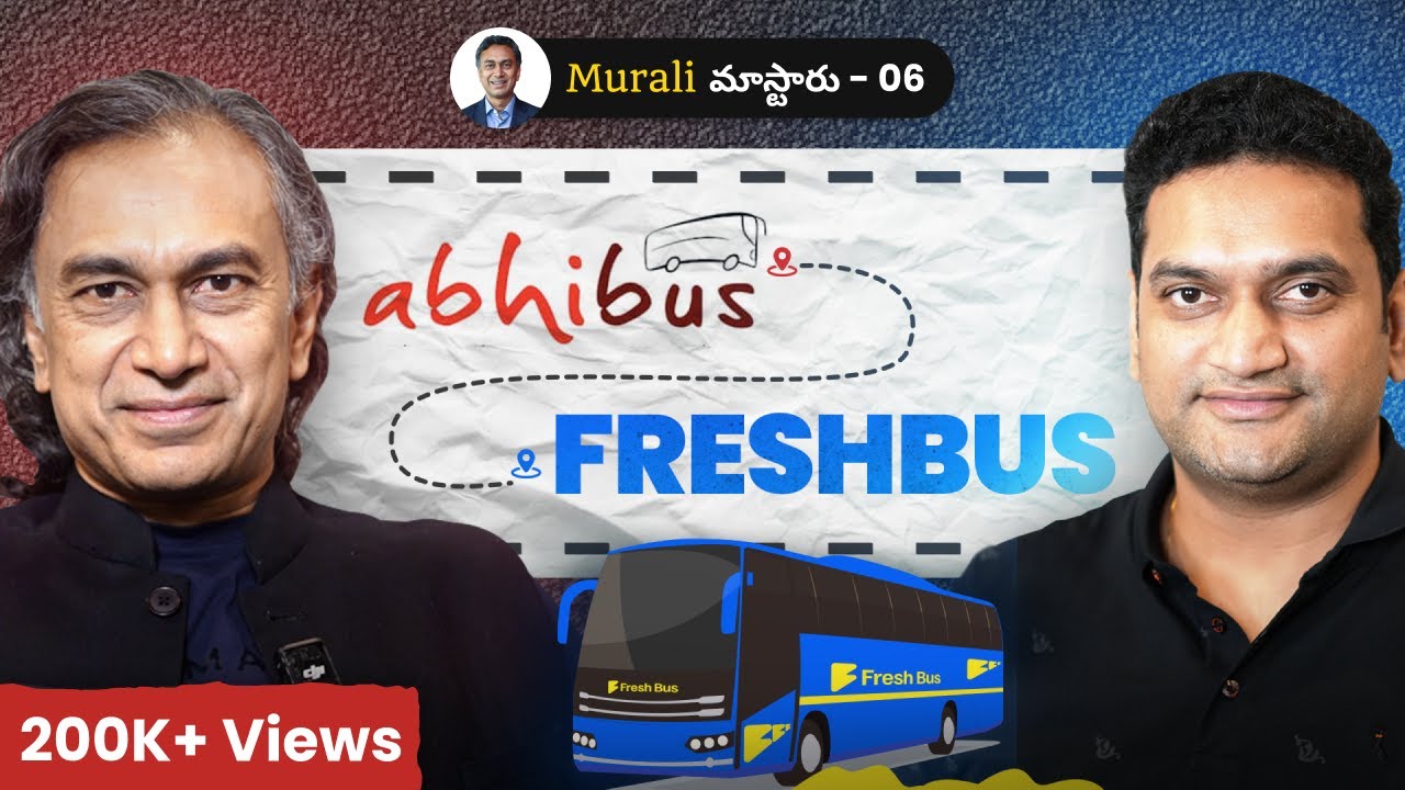 AbhiBus to FreshBus - 14 yr Journey with Sudhakar Chiraa | 50K tickets/day| Startup Lessons | HRS 6