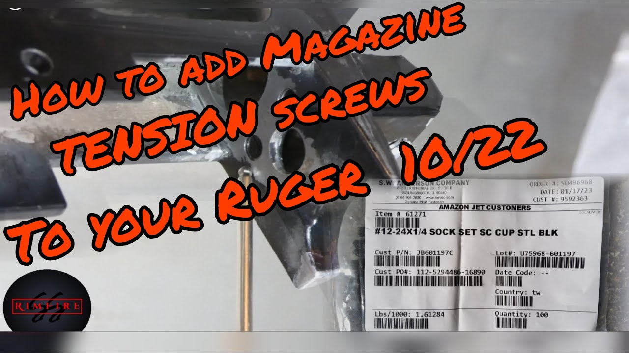 Неплотно прилегают магазины в вашем Ruger 10/22? Давайте добавим несколько винтов для фиксации ма...