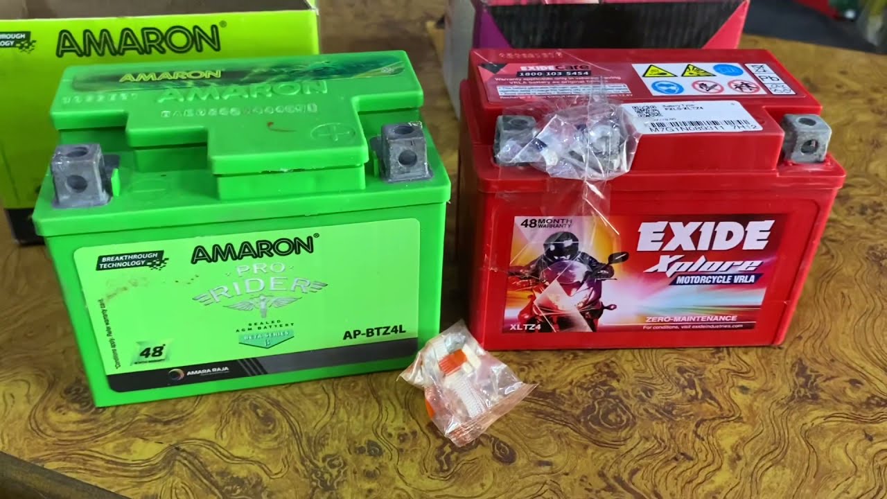 सबसे अच्छा कौन है ! Splendour bike !! Amron battery & Exide Xplore battery , who is best bettey !!