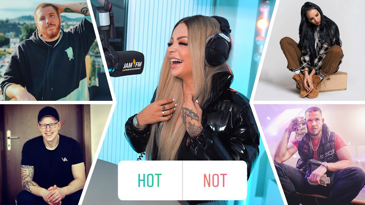 HOT OR NOT - Katja Krasavice mit Unge, Varion, Juju und Taddl ⚡ JAM FM