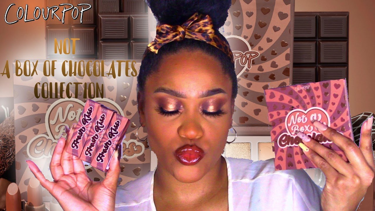 COLOURPOP l NOT A BOX OF CHOCOLATES COLLECTION REVIEW + l SWATCHES l NelleDoingThings!