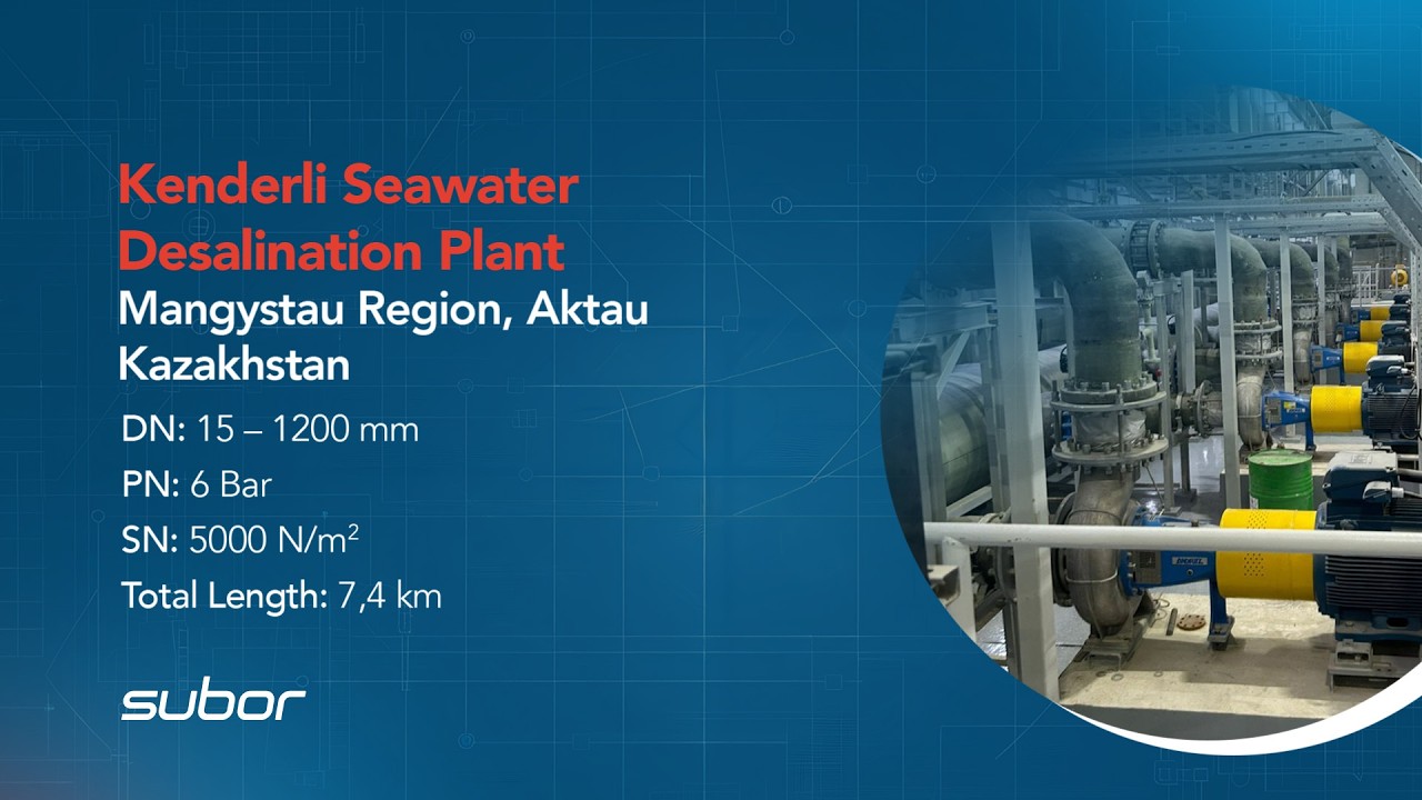 Kenderli Seawater Desalination Plant #GRPPipes #Subor