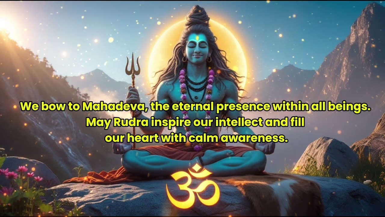 Shiva Rudra Gayatri Mantra ✨ Powerful Chant for Protection, Calm & Inner Strength Chant for  Power