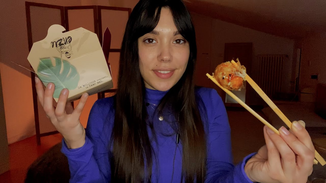 ASMR | Mukbang e chiacchiera infinita: cibo giapponese & le vostre supposizioni su di me 🇯🇵