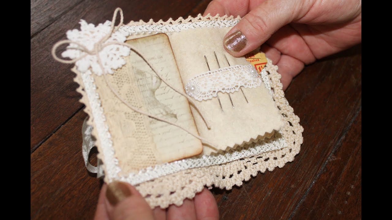 Vintage Needle Book / Needle Keep / Needle Case - How To