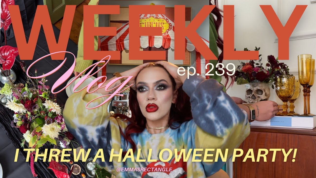 когда я устроила ВЕЧЕРИНКУ НА ХЭЛЛОУИН 🎃 еженедельный влог 239
