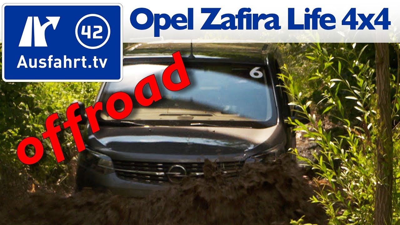 2019 Opel Zafira Life 4x4 von Dangel - Offroad